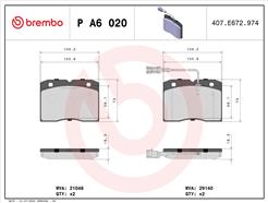 BREMBO P A6 020