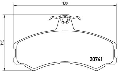 BREMBO P A6 024 Číslo výrobce: 20925. EAN: 8020584062661.