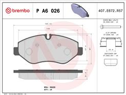 BREMBO P A6 026