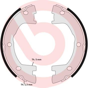 BREMBO S A6 506 EAN: 8432509645253.