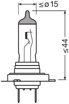 OSRAM 64215TSP-HCB Číslo výrobce: H7. EAN: 4062172150453.