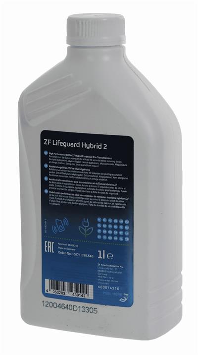 ZF 0671.090.548 Číslo výrobce: ZF LifeGuard Hybrid 2. EAN: 4053203439142.