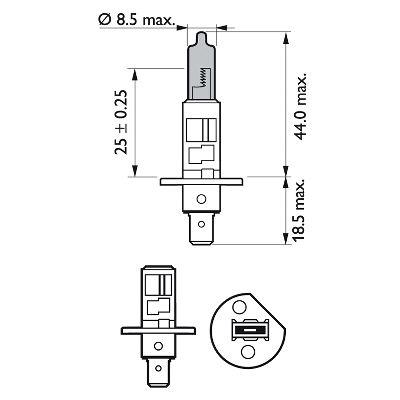 PHILIPS 12258WVUSM Číslo výrobce: 00525028. EAN: 8719018005243.