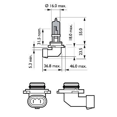 PHILIPS 9005WVUB1 Číslo výrobce: 00537328. EAN: 8719018005380.