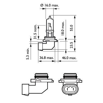 PHILIPS 9005PRC1 Číslo výrobce: 24689930. EAN: 8727900370980.