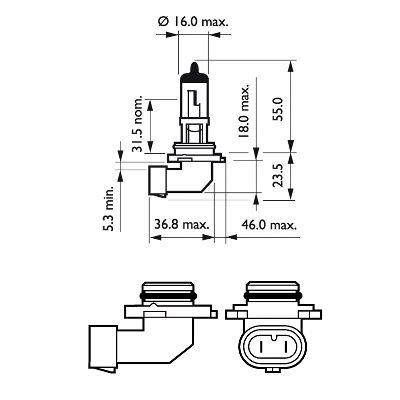 PHILIPS 9006PRC1 Číslo výrobce: 24687530. EAN: 8727900370973.