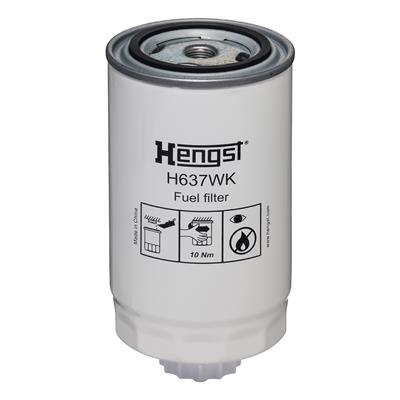 HENGST FILTER H637WK Číslo výrobce: 3509200000. EAN: 4030776064902.