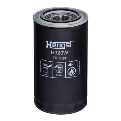 HENGST FILTER H320W Číslo výrobce: 5292100000. EAN: 4030776057140.