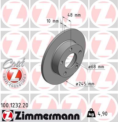 ZIMMERMANN 100.1232.20 EAN: 4250238756507.