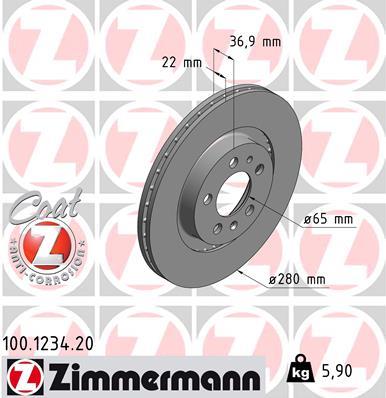 ZIMMERMANN 100.1234.20 EAN: 4250238718109.