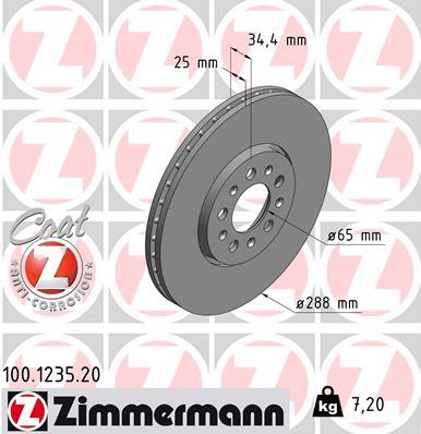 ZIMMERMANN 100.1235.20 EAN: 4250238718116.