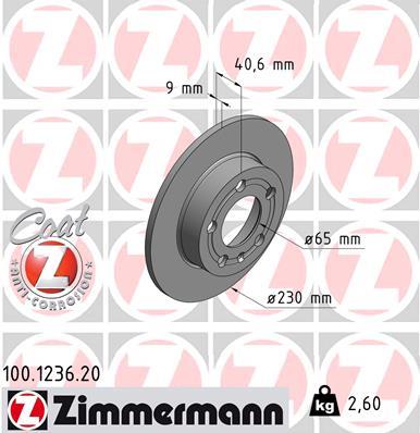 ZIMMERMANN 100.1236.20 EAN: 4250238718123.