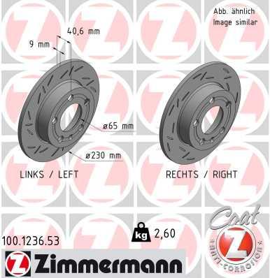 ZIMMERMANN 100.1236.53 EAN: 4250238777335.