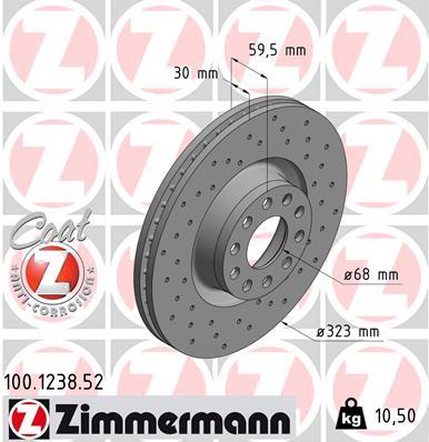 ZIMMERMANN 100.1238.52 EAN: 4250238751212.
