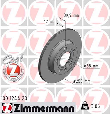 ZIMMERMANN 100.1244.20 EAN: 4250238756521.