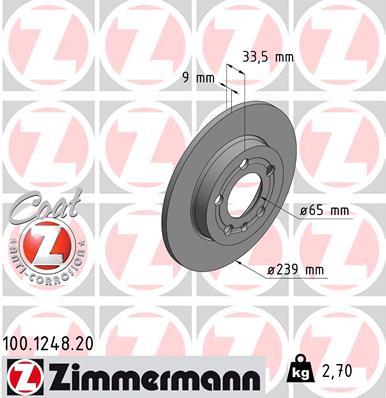 ZIMMERMANN 100.1248.20 EAN: 4250238744702.