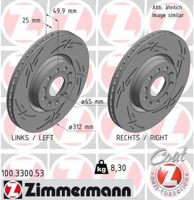 ZIMMERMANN 100.3300.53 EAN: 4250238777342.