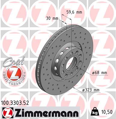 ZIMMERMANN 100.3303.52 EAN: 4250238752004.