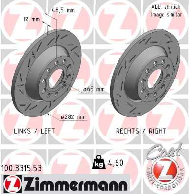ZIMMERMANN 100.3315.53 EAN: 4250238777366.
