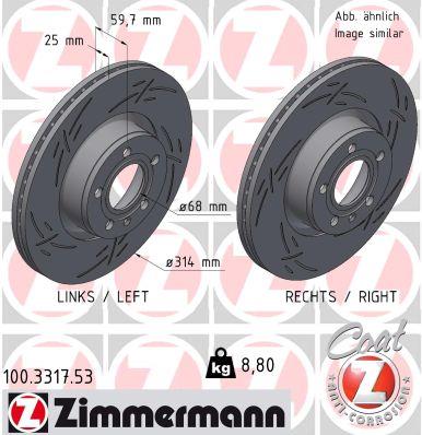 ZIMMERMANN 100.3317.53 EAN: 4250238788560.