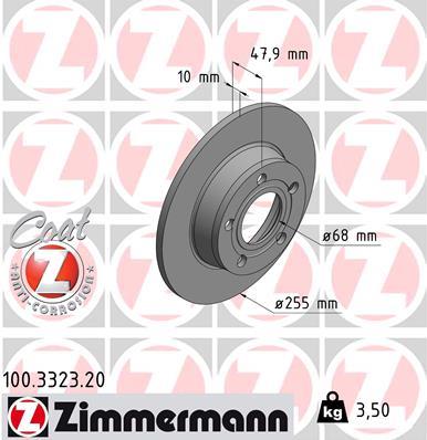 ZIMMERMANN 100.3323.20 EAN: 4250238744740.