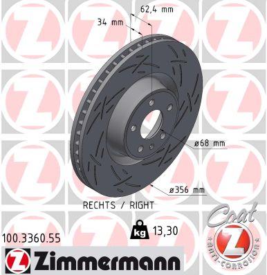 ZIMMERMANN 100.3360.55 EAN: 4250238789956.
