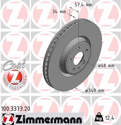 ZIMMERMANN 100.3373.20 EAN: 4250238767435.