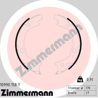 ZIMMERMANN 10990.158.7 EAN: 4250238778158.