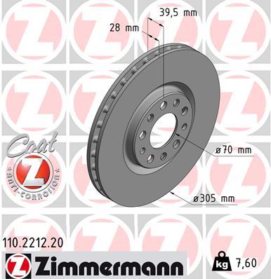 ZIMMERMANN 110.2212.20 EAN: 4250238743811.