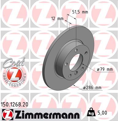 ZIMMERMANN 150.1268.20 EAN: 4250238756583.