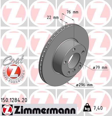 ZIMMERMANN 150.1284.20 EAN: 4250238718390.