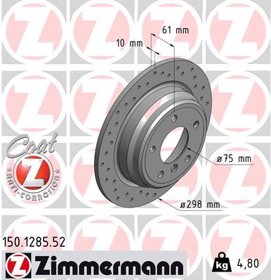 ZIMMERMANN 150.1285.52 EAN: 4250238752691.