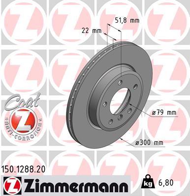 ZIMMERMANN 150.1288.20 EAN: 4250238718420.