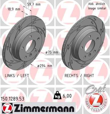 ZIMMERMANN 150.1289.53 EAN: 4250238777472.