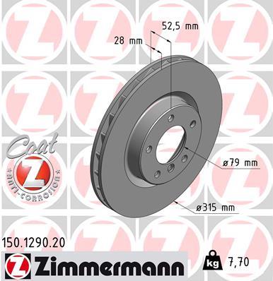 ZIMMERMANN 150.1290.20 EAN: 4250238718444.