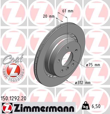ZIMMERMANN 150.1292.20 EAN: 4250238718468.
