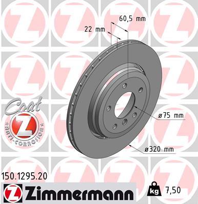 ZIMMERMANN 150.1295.20 EAN: 4250238718499.