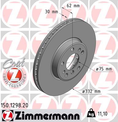 ZIMMERMANN 150.1298.20 EAN: 4250238718512.