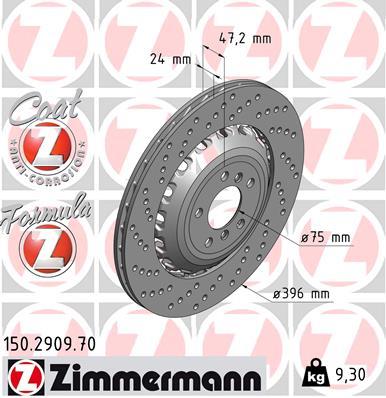 ZIMMERMANN 150.2909.70 EAN: 4250238755326.