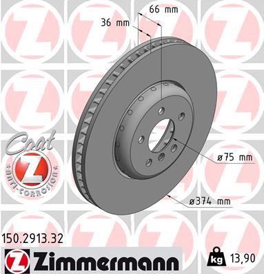ZIMMERMANN 150.2913.32 EAN: 4250238769583.