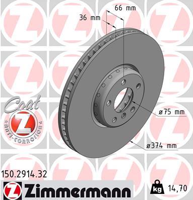 ZIMMERMANN 150.2914.32 EAN: 4250238769613.