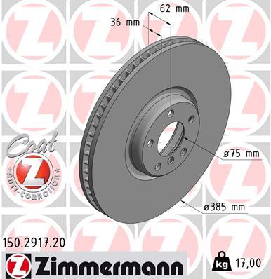 ZIMMERMANN 150.2917.20 EAN: 4250238758426.