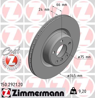 ZIMMERMANN 150.2921.20 EAN: 4250238759812.