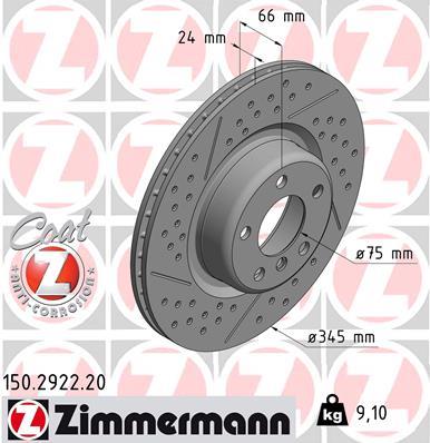 ZIMMERMANN 150.2922.20 EAN: 4250238759829.