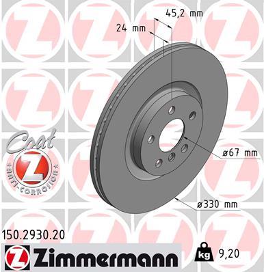 ZIMMERMANN 150.2930.20 EAN: 4250238764472.
