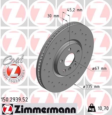 ZIMMERMANN 150.2939.52 EAN: 4250238767121.
