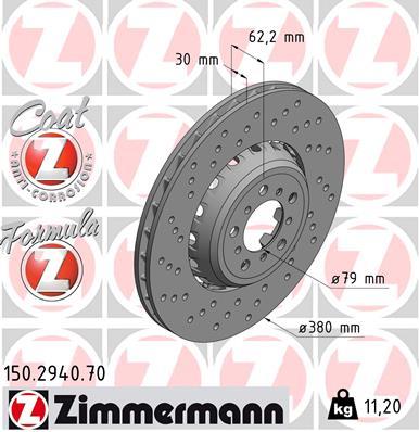 ZIMMERMANN 150.2940.70 EAN: 4250238768203.
