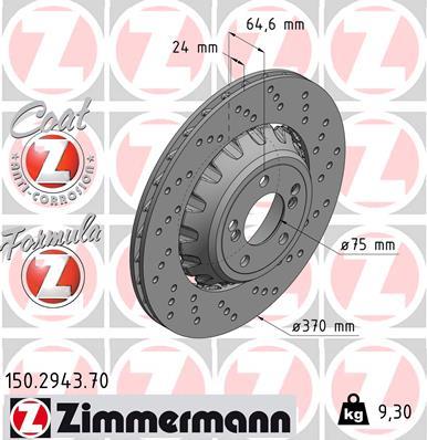 ZIMMERMANN 150.2943.70 EAN: 4250238768340.