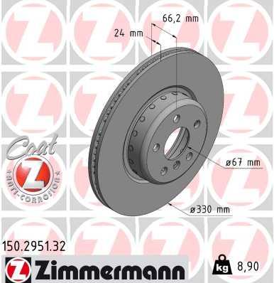 ZIMMERMANN 150.2951.32 EAN: 4250238783848.