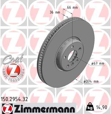 ZIMMERMANN 150.2954.32 EAN: 4250238786207.